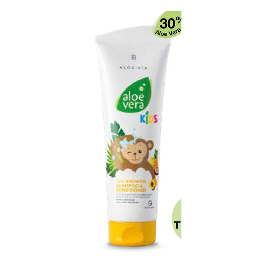 LR ALOE VIA Kids Gel de ducha, champú y acondicionador 3 en 1