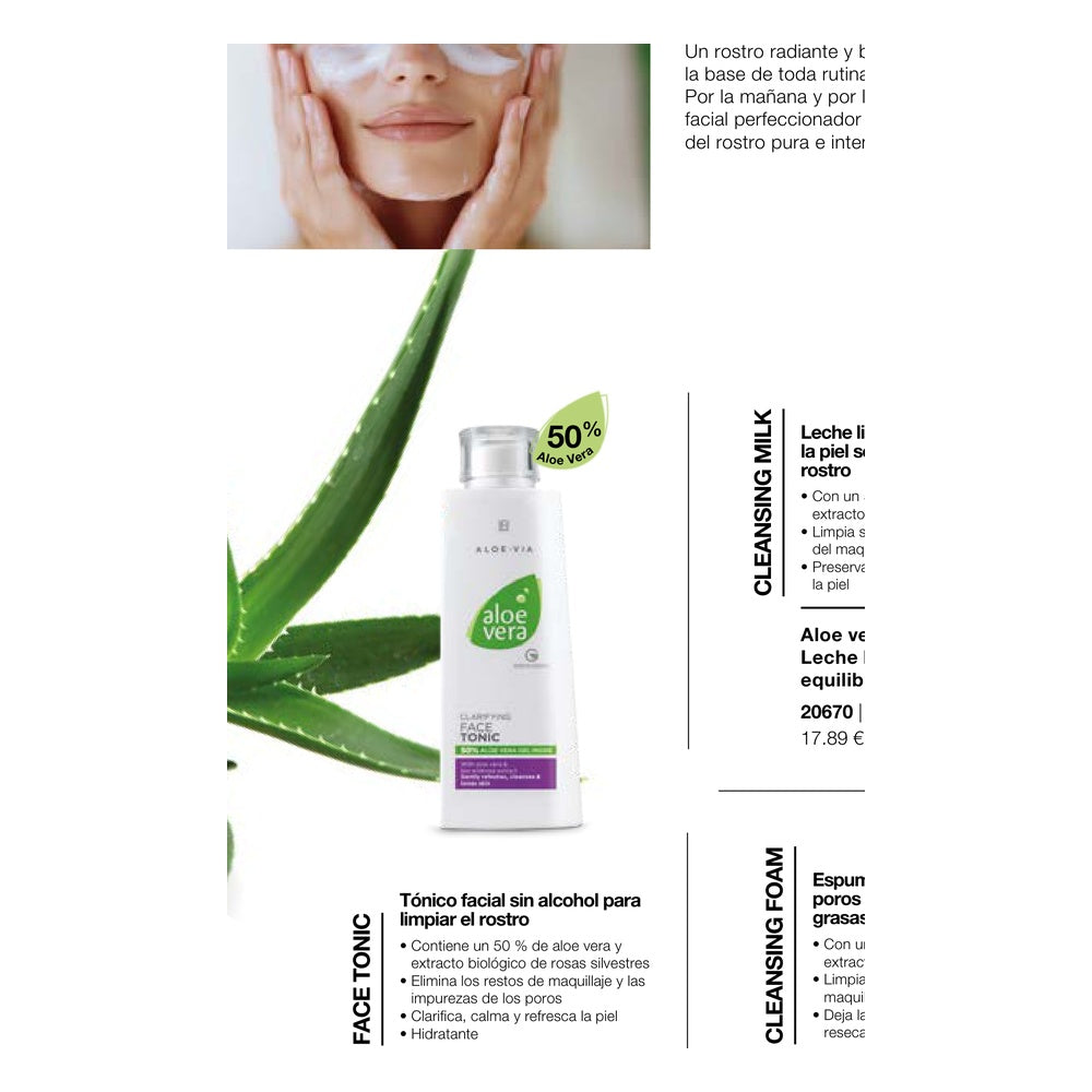 LR ALOE VIA Leche limpiadora equilibradora