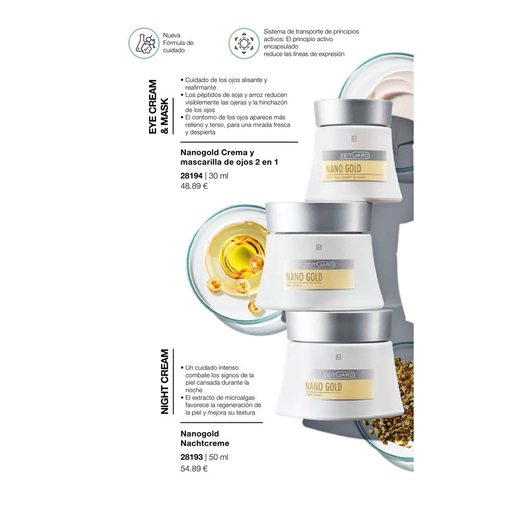 Nanogold Crema de día